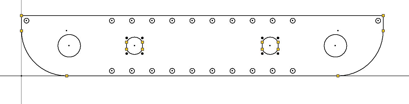 Drivetrain inner plate with the parts specific to the inner plate selected